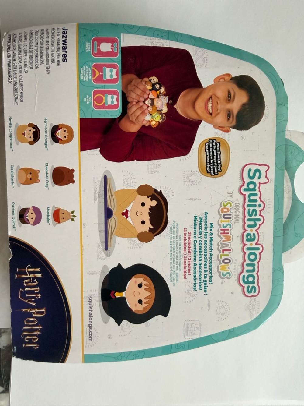 Harry Potter Squish-a-longs Mini Squishmallows 6-Piece Set - Multicolor - Picture 2 of 4